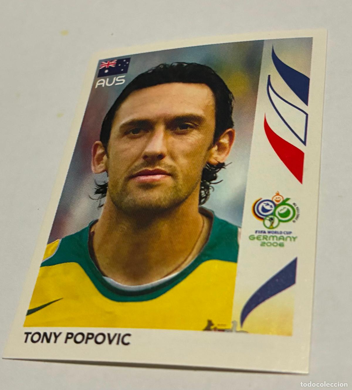 Cromos de F&uacute;tbol: CROMO FUTBOL MUNDIAL ALEMANIA 2006, PANINI, Numero 422, TONY POPOVIC, Australia