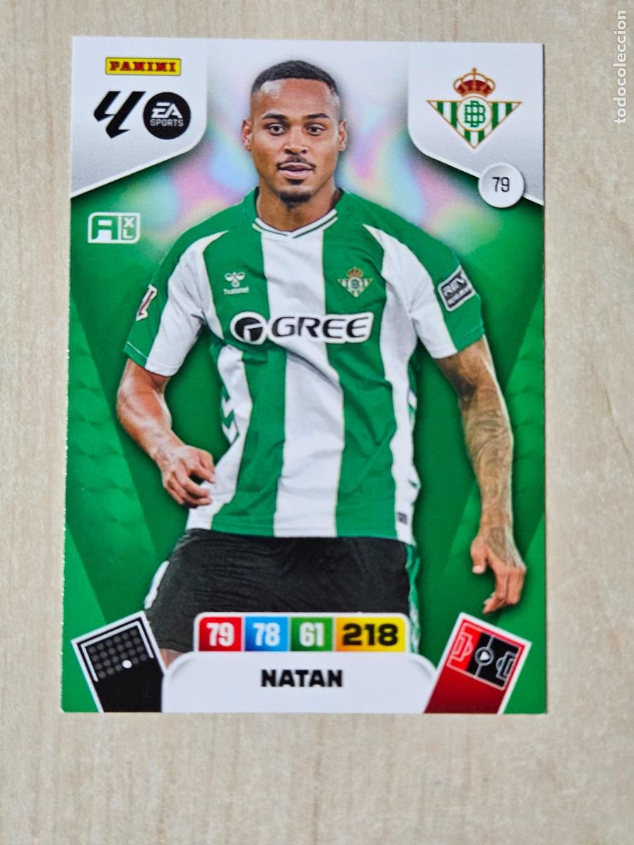 Cromos de F&uacute;tbol: FICHA N&ordm; 79 NATAN - ADRENALYN 25 26 - PANINI 2025 - 26 - CROMO - REAL BETIS