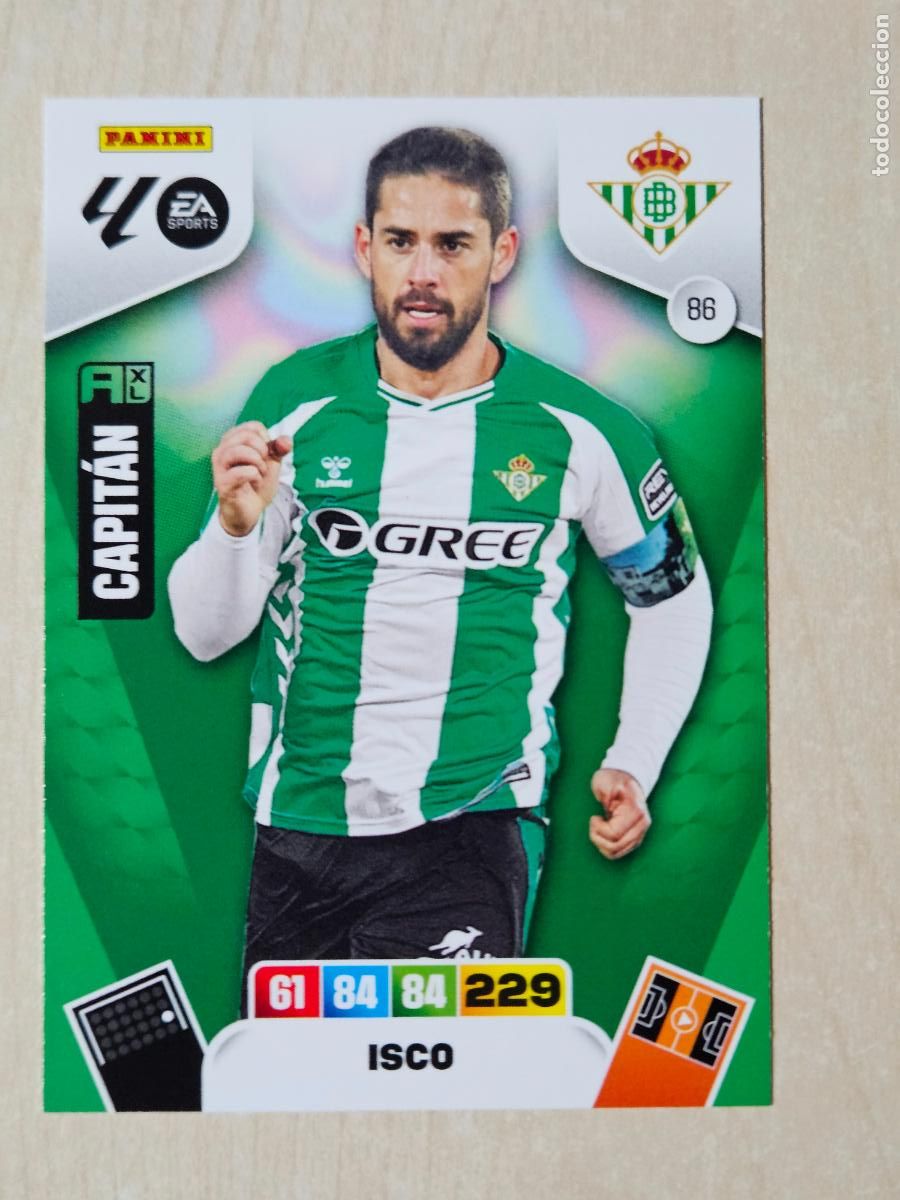 Cromos de F&uacute;tbol: FICHA N&ordm; 86 ISCO - ADRENALYN 25 26 - PANINI 2025 - 26 - CROMO - REAL BETIS