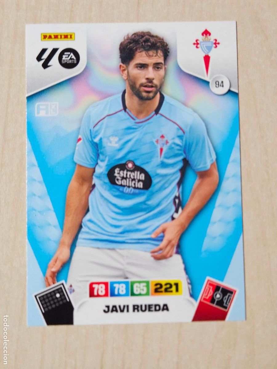 Cromos de F&uacute;tbol: FICHA N&ordm; 94 JAVI RUEDA - ADRENALYN 25 26 - PANINI 2025 - 26 - CROMO - REAL CELTA