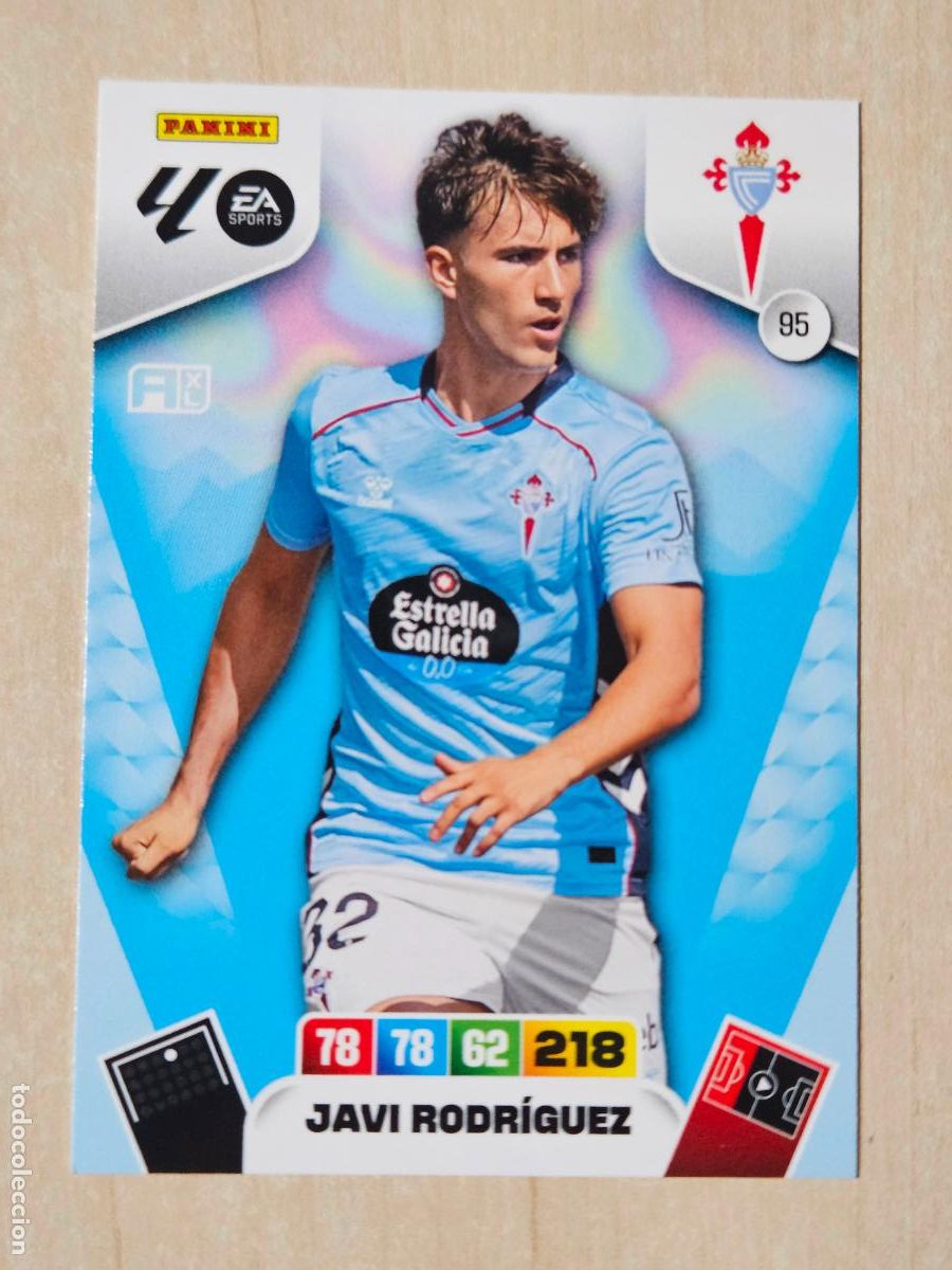 Cromos de F&uacute;tbol: FICHA N&ordm; 95 JAVI RODRIGUEZ - ADRENALYN 25 26 - PANINI 2025 - 26 - CROMO - REAL CELTA