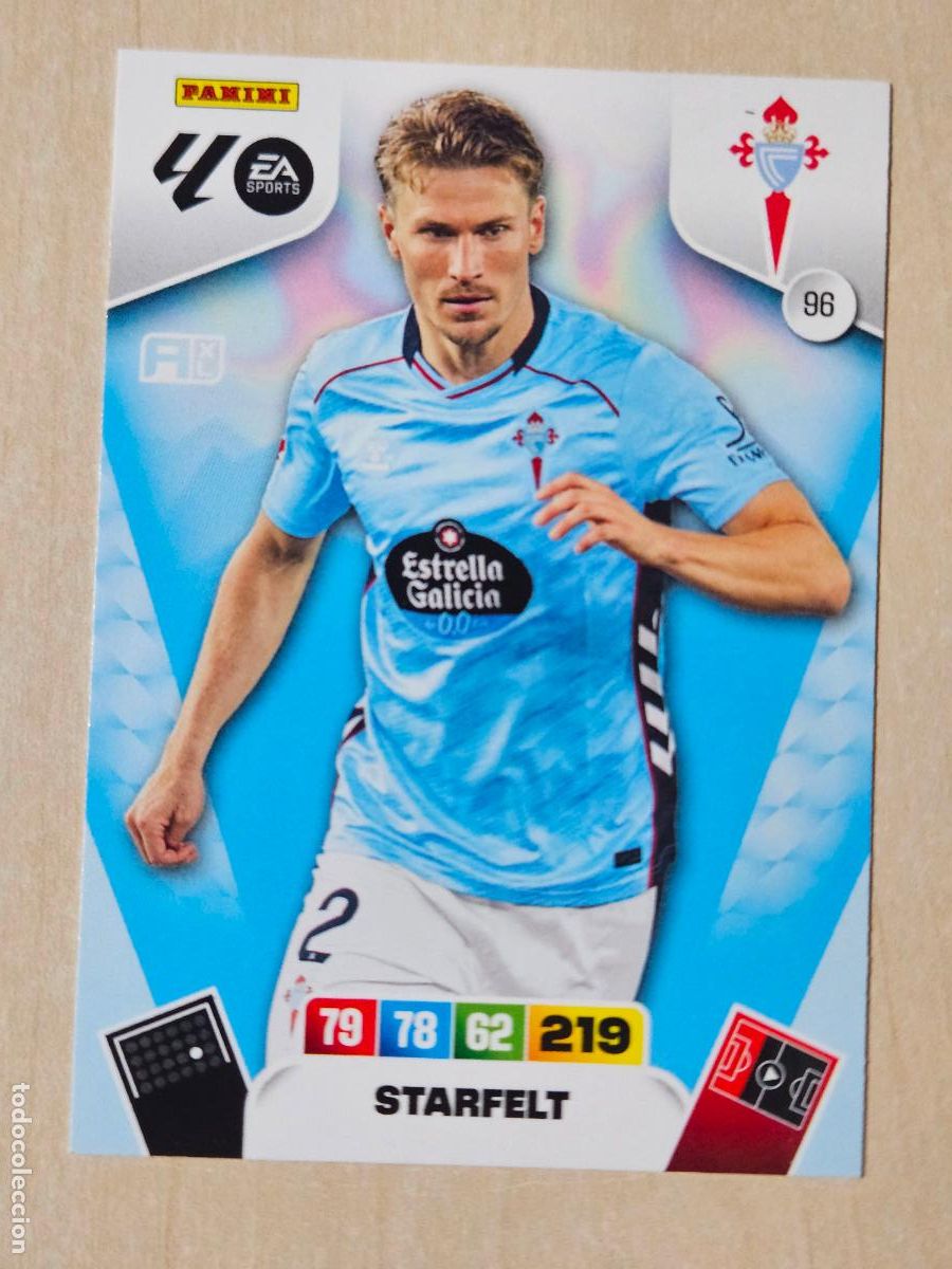 Cromos de F&uacute;tbol: FICHA N&ordm; 96 STARFELT - ADRENALYN 25 26 - PANINI 2025 - 26 - CROMO - REAL CELTA