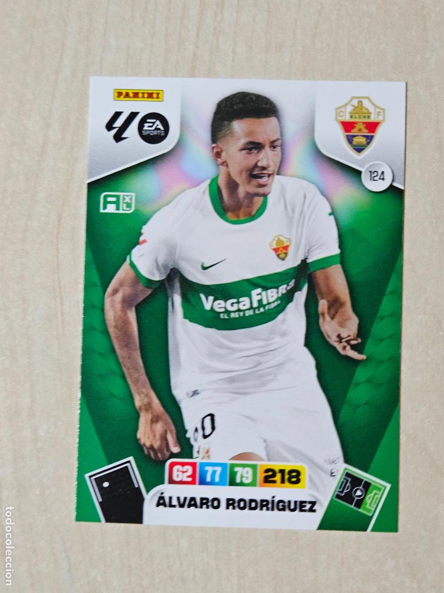 Cromos de Futebol: FICHA N&ordm; 124 ALVARO RODRIGUEZ - ADRENALYN 25 26 - PANINI 2025 - 26 - CROMO - ELCHE