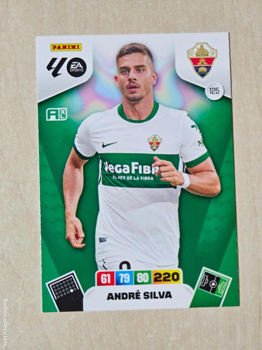Cromos de Futebol: FICHA N&ordm; 125 ANDRE SILVA - ADRENALYN 25 26 - PANINI 2025 - 26 - CROMO - ELCHE