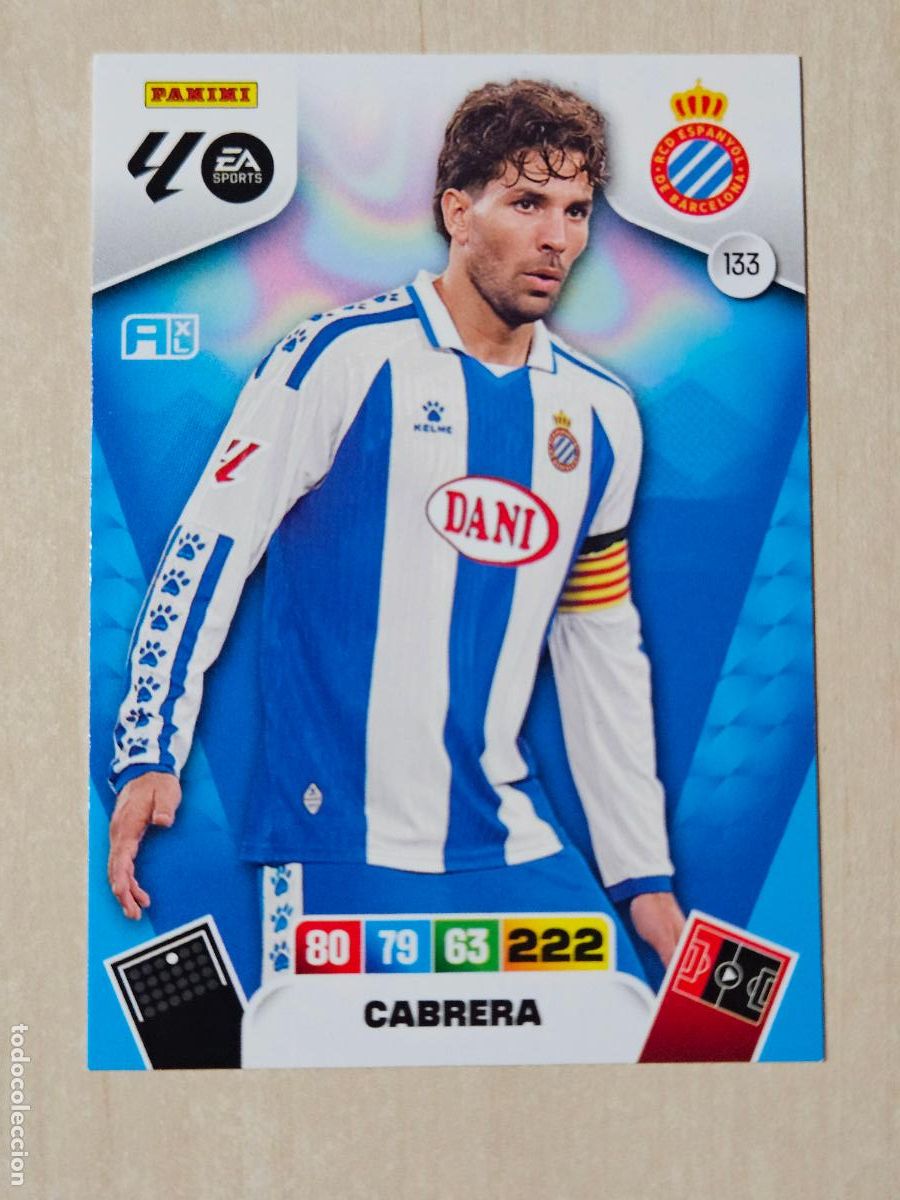 Cromos de F&uacute;tbol: FICHA N&ordm; 133 CABRERA - ADRENALYN 25 26 - PANINI 2025 - 26 - CROMO - ESPANYOL