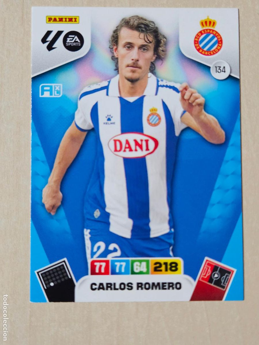 Cromos de F&uacute;tbol: FICHA N&ordm; 134 CARLOS ROMERO - ADRENALYN 25 26 - PANINI 2025 - 26 - CROMO - ESPANYOL
