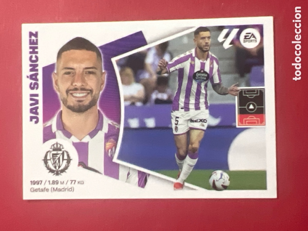 Cromos de F&uacute;tbol: C7179. Cromo Valladolid n&ordm; 7 Javi S&aacute;nchez Liga 2024 2025 24 25 este