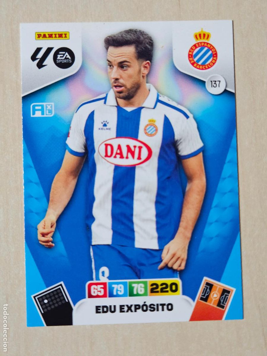 Cromos de F&uacute;tbol: FICHA N&ordm; 137 EDU EXPOSITO - ADRENALYN 25 26 - PANINI 2025 - 26 - CROMO - ESPANYOL