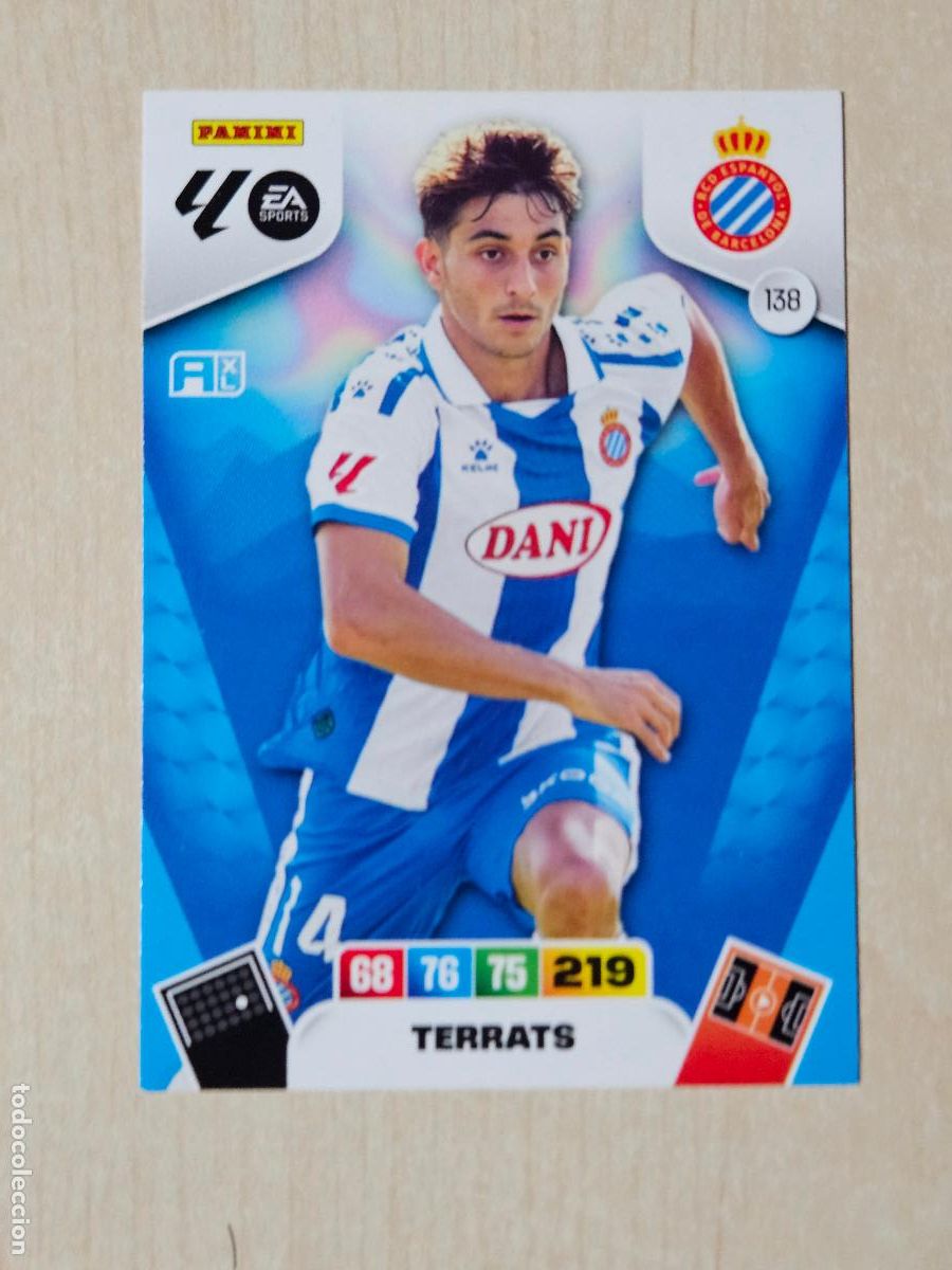 Cromos de F&uacute;tbol: FICHA N&ordm; 138 TERRATS - ADRENALYN 25 26 - PANINI 2025 - 26 - CROMO - ESPANYOL