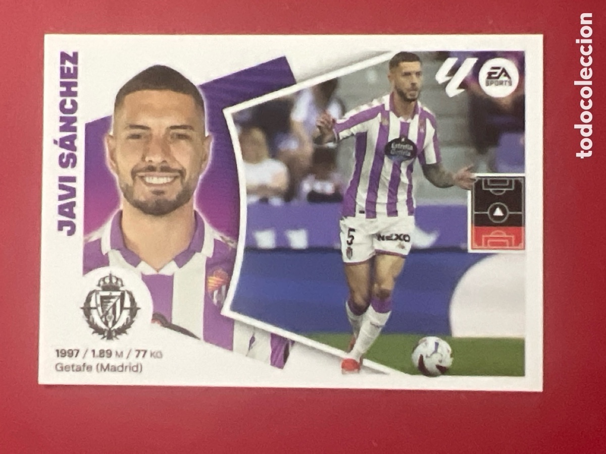 Cromos de F&uacute;tbol: C7180. Cromo Valladolid n&ordm; 7 Javi S&aacute;nchez Liga 2024 2025 24 25 este