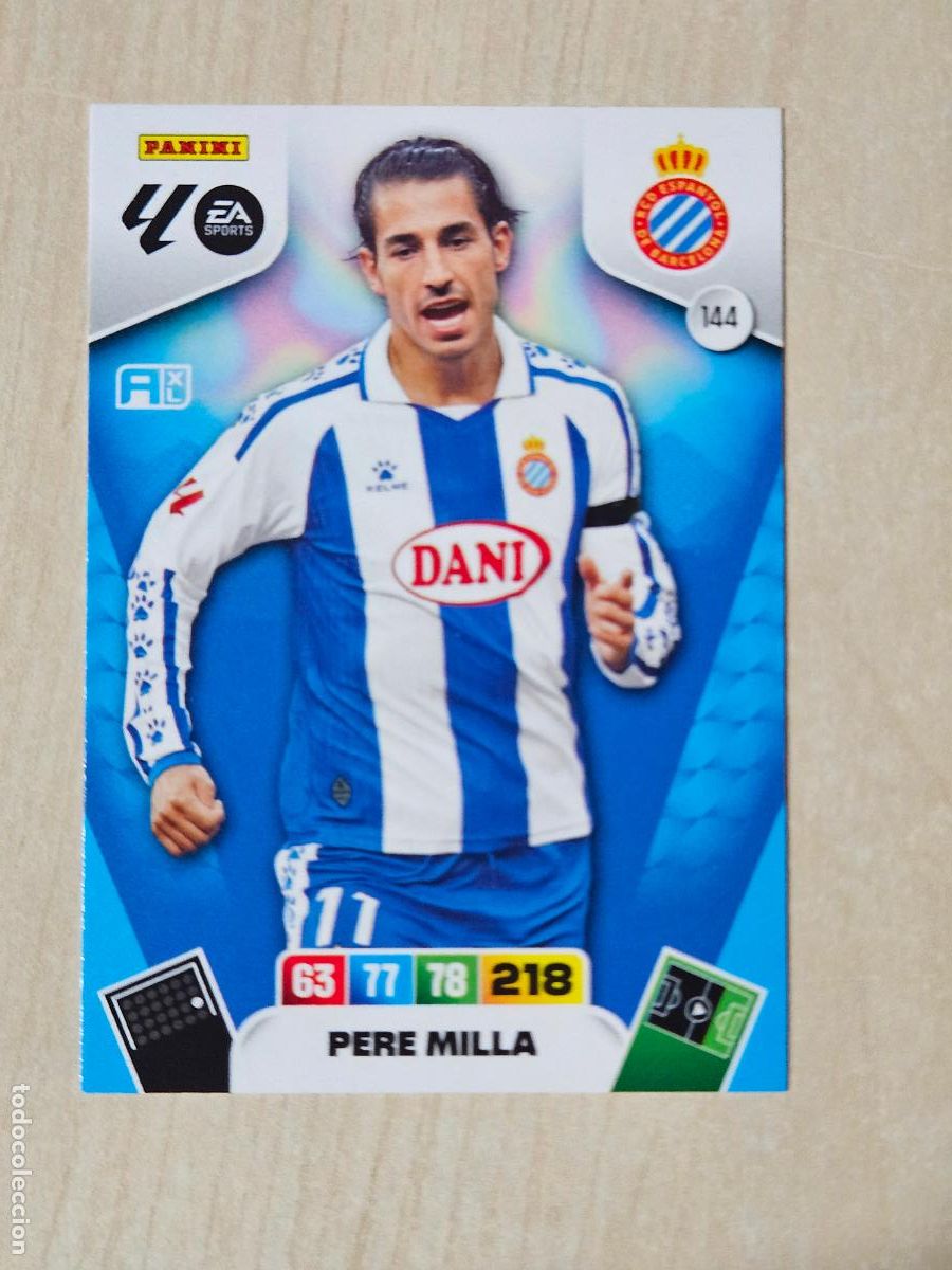 Fu&szlig;ball-Sticker: FICHA N&ordm; 144 PERE MILLA - ADRENALYN 25 26 - PANINI 2025 - 26 - CROMO - ESPANYOL