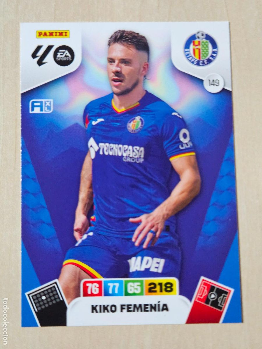 Fu&szlig;ball-Sticker: FICHA N&ordm; 149 KIKO FEMENIA - ADRENALYN 25 26 - PANINI 2025 - 26 - CROMO - GETAFE