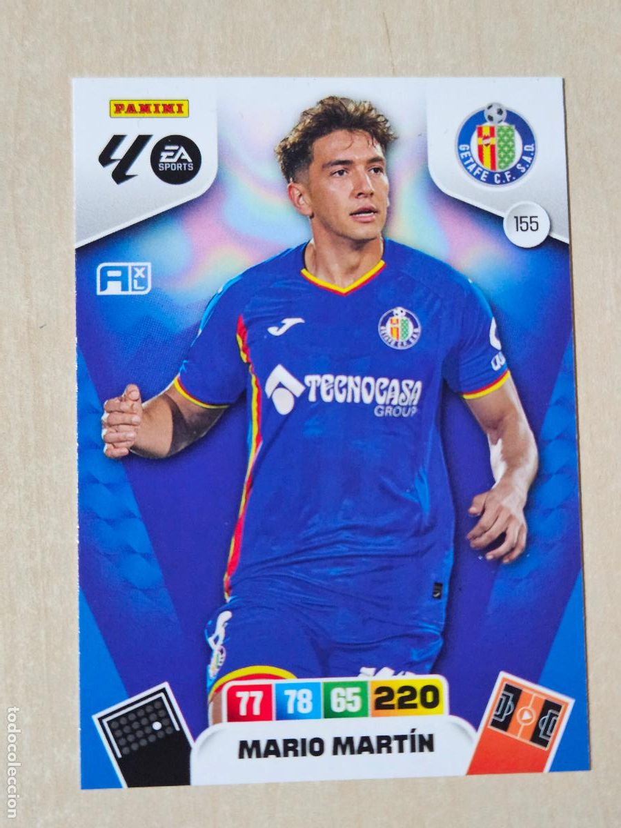 Fu&szlig;ball-Sticker: FICHA N&ordm; 155 MARIO MARTIN - ADRENALYN 25 26 - PANINI 2025 - 26 - CROMO - GETAFE