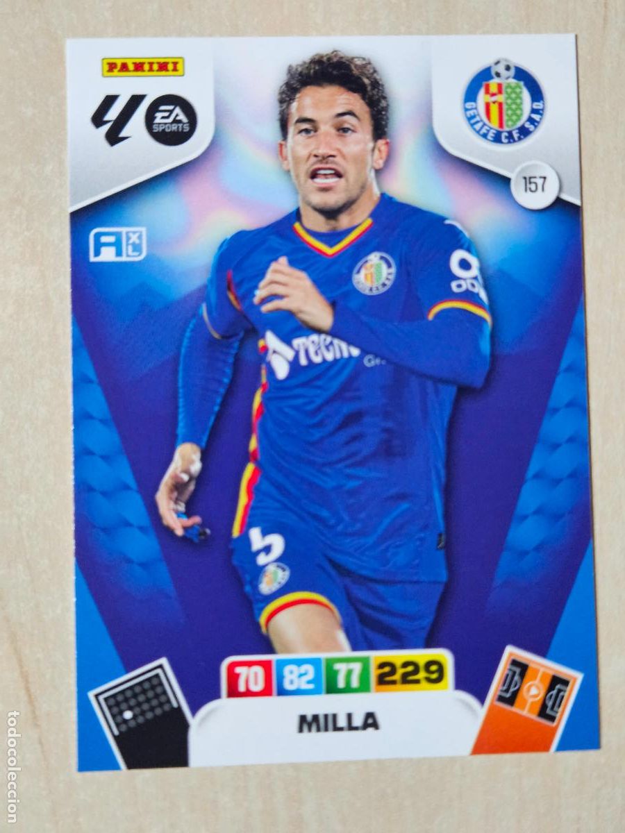 Cromos de F&uacute;tbol: FICHA N&ordm; 157 MILLA - ADRENALYN 25 26 - PANINI 2025 - 26 - CROMO - GETAFE