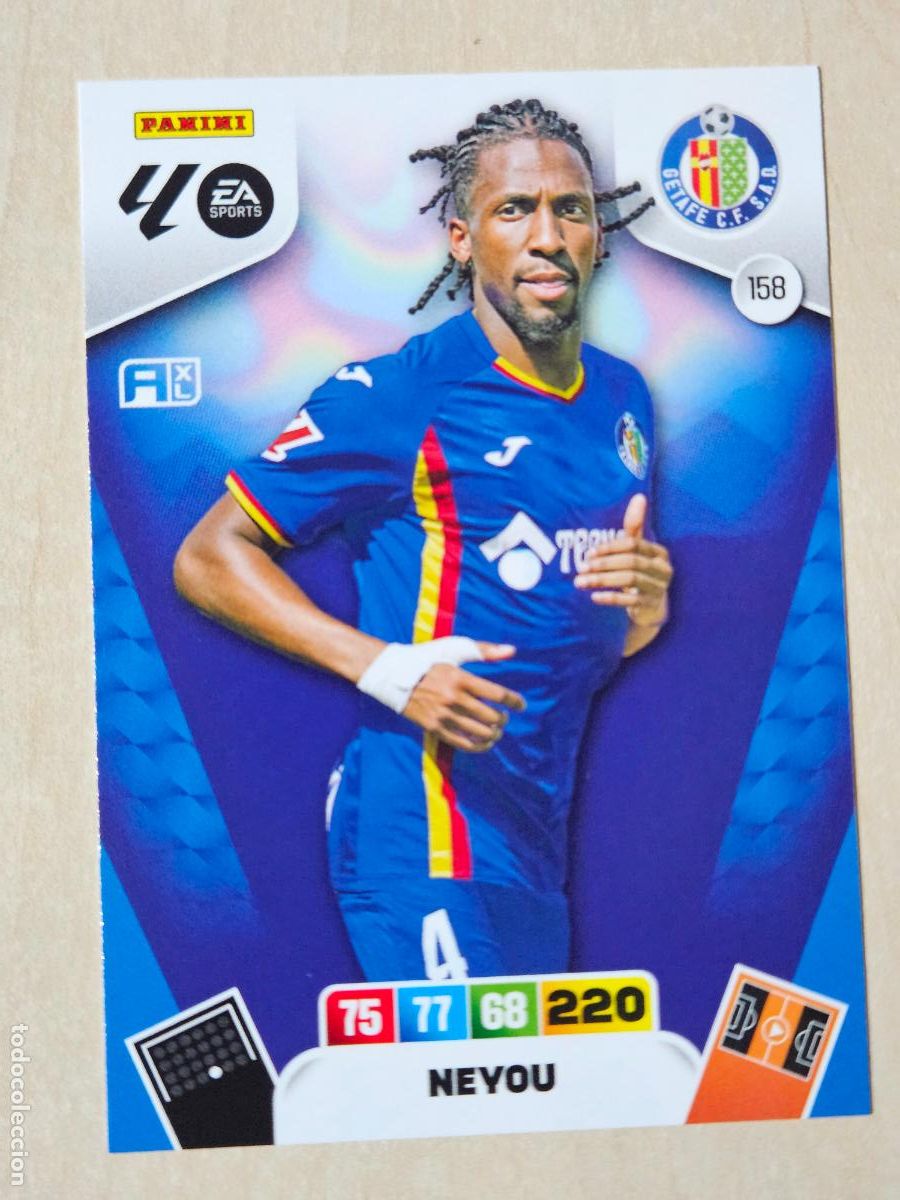 Cromos de F&uacute;tbol: FICHA N&ordm; 158 NEYOU - ADRENALYN 25 26 - PANINI 2025 - 26 - CROMO - GETAFE