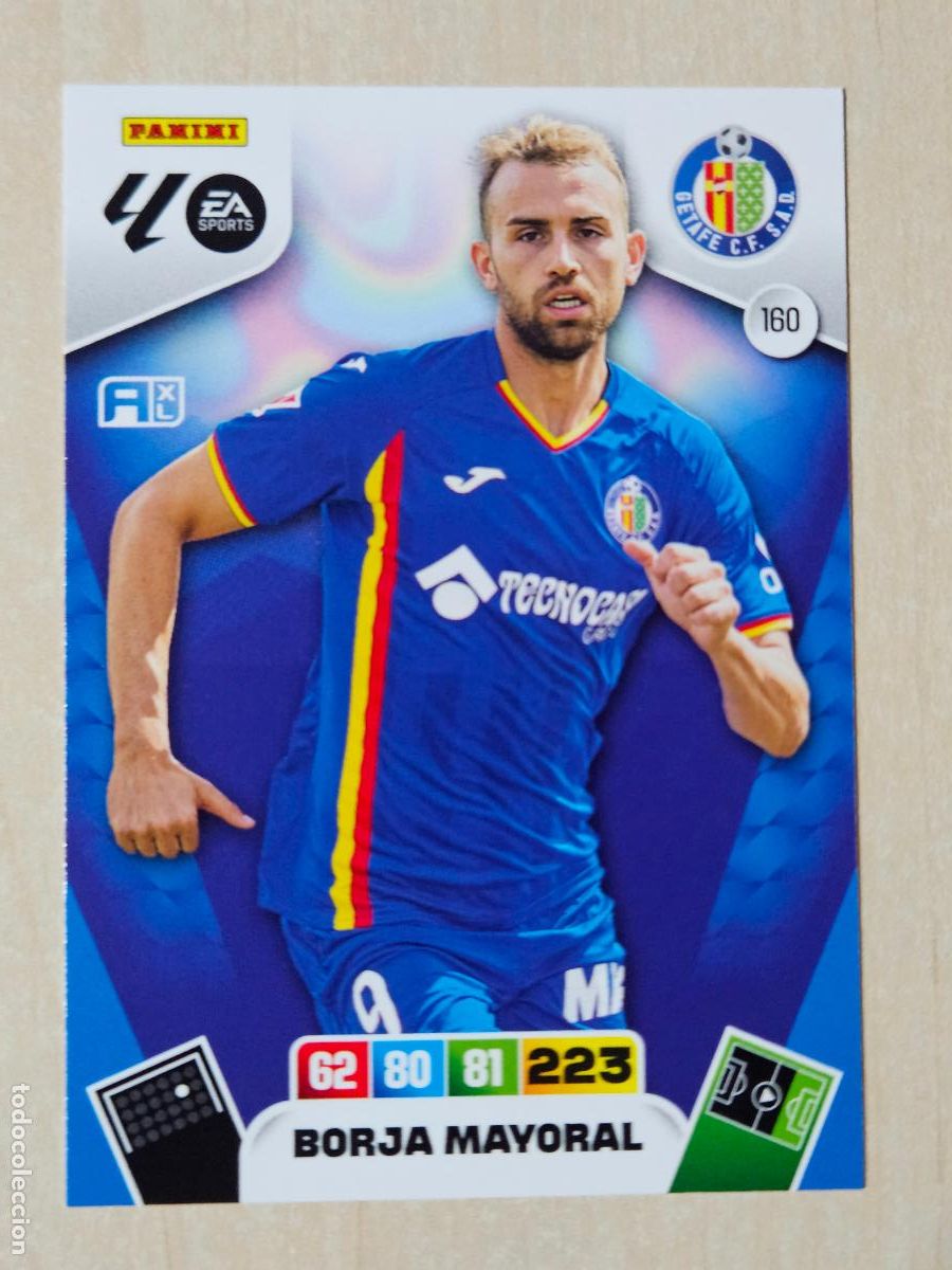 Cromos de F&uacute;tbol: FICHA N&ordm; 160 BORJA MAYORAL - ADRENALYN 25 26 - PANINI 2025 - 26 - CROMO - GETAFE