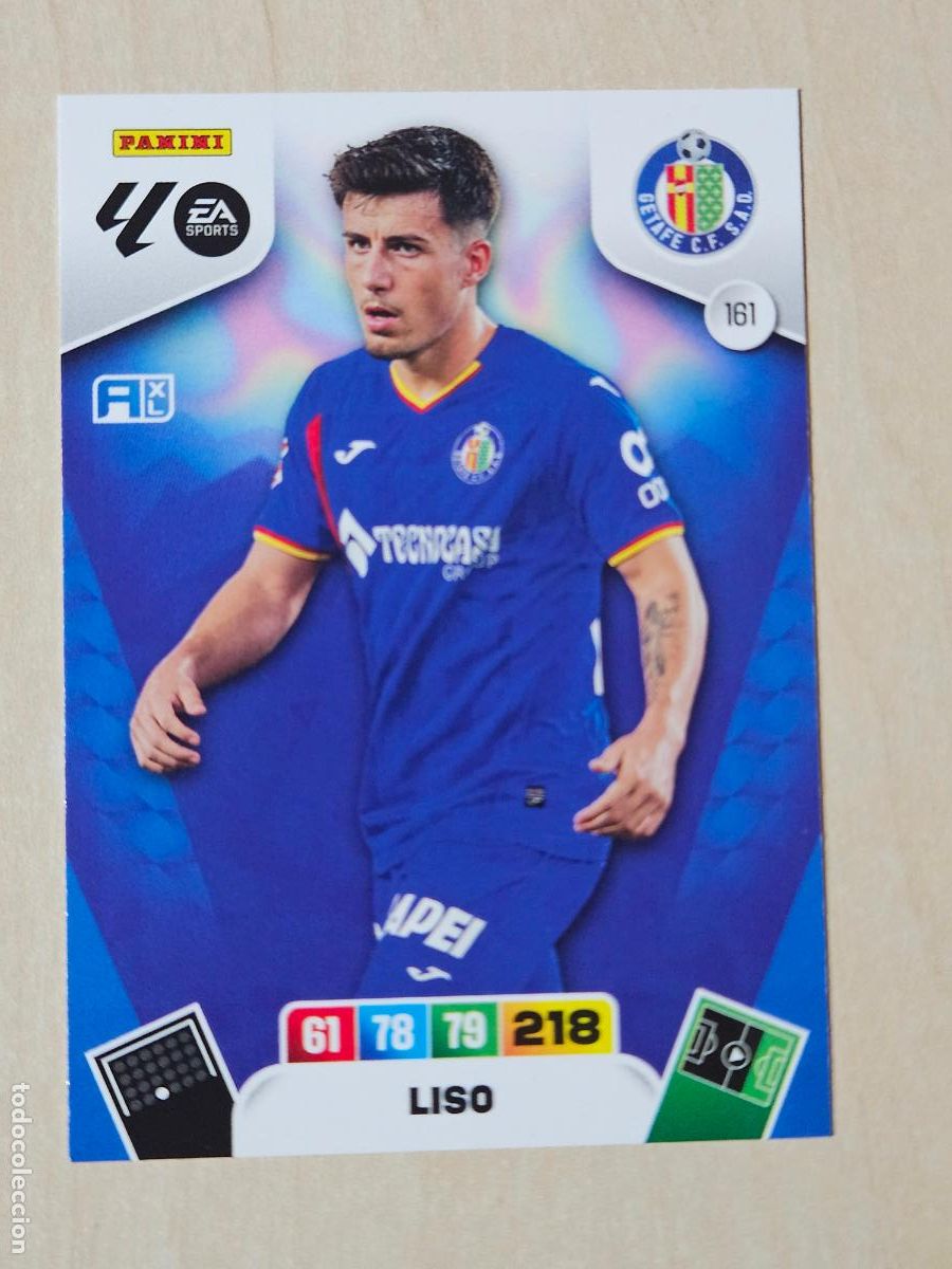 Cromos de F&uacute;tbol: FICHA N&ordm; 161 LISO - ADRENALYN 25 26 - PANINI 2025 - 26 - CROMO - GETAFE