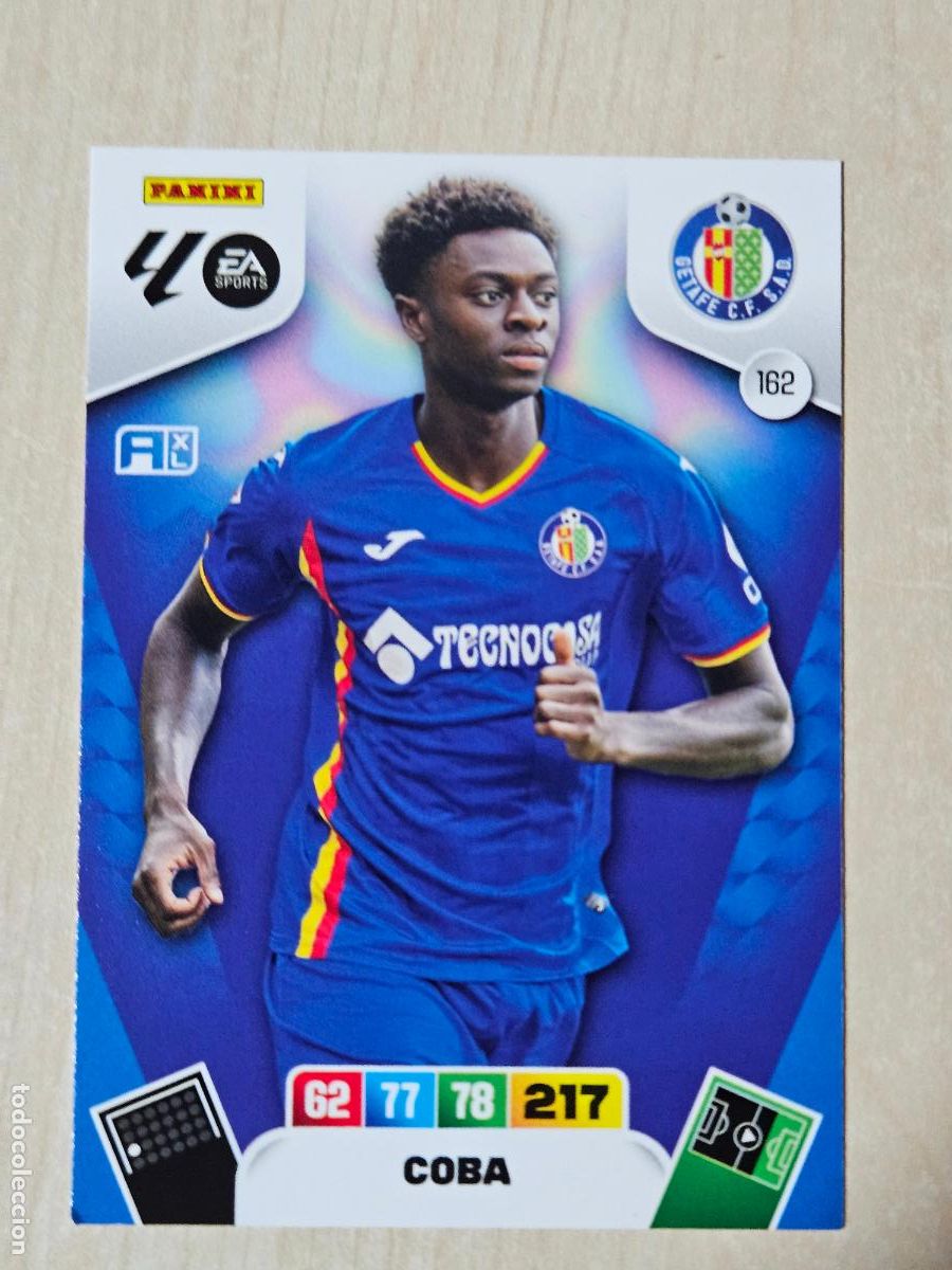 Cromos de F&uacute;tbol: FICHA N&ordm; 162 COBA - ADRENALYN 25 26 - PANINI 2025 - 26 - CROMO - GETAFE