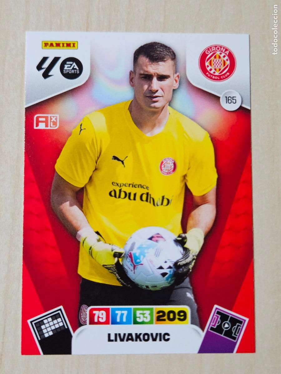 Cromos de F&uacute;tbol: FICHA N&ordm; 165 LIVAKOVIC - ADRENALYN 25 26 - PANINI 2025 - 26 - CROMO - GIRONA