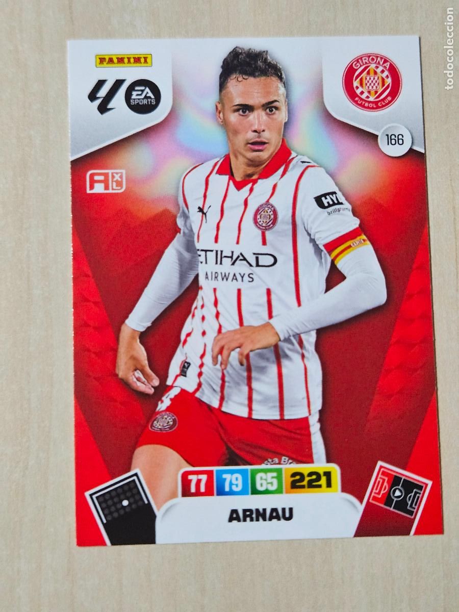 Cromos de F&uacute;tbol: FICHA N&ordm; 166 ARNAU - ADRENALYN 25 26 - PANINI 2025 - 26 - CROMO - GIRONA