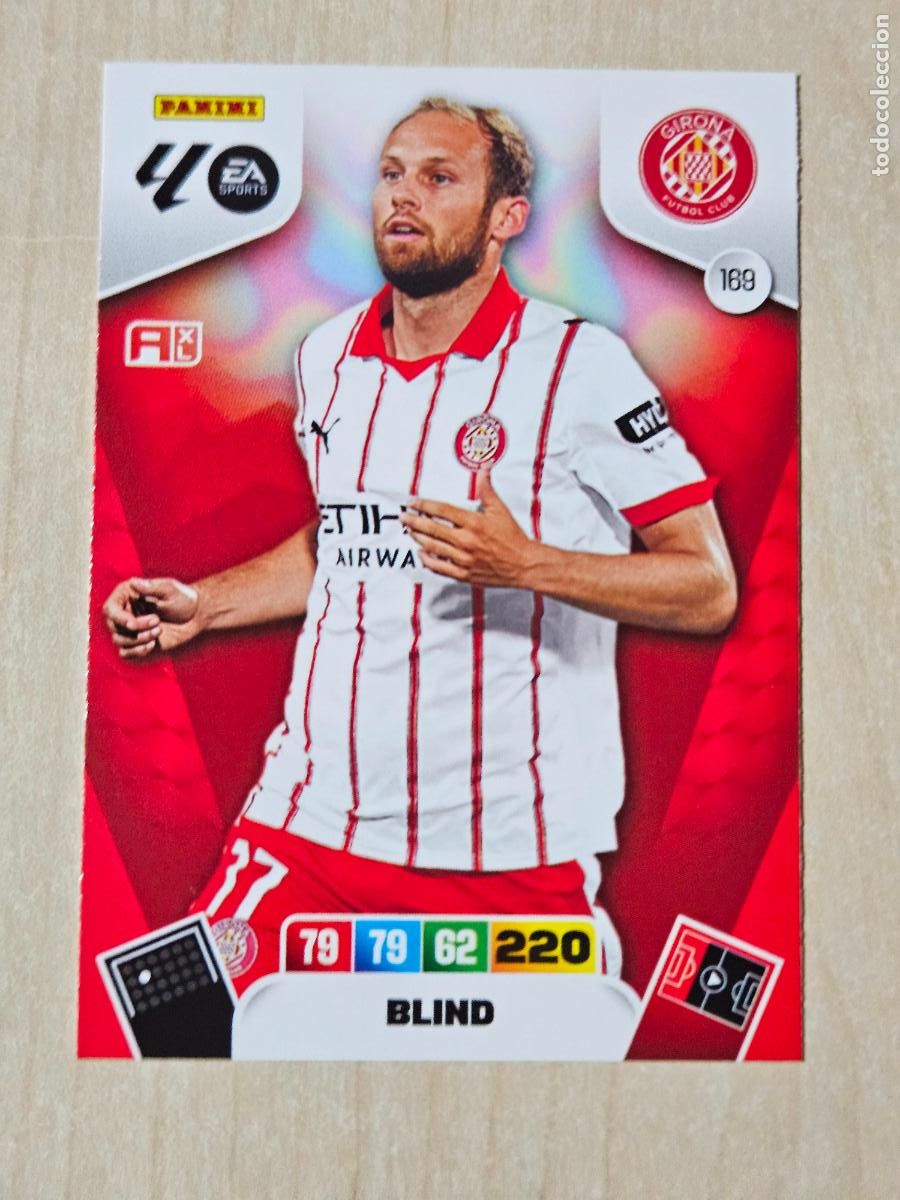 Cromos de F&uacute;tbol: FICHA N&ordm; 169 BLIND - ADRENALYN 25 26 - PANINI 2025 - 26 - CROMO - GIRONA