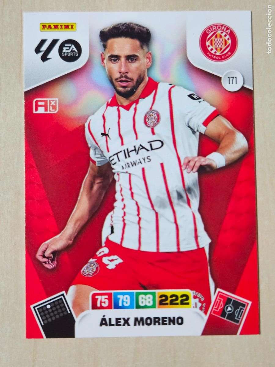 Cromos de F&uacute;tbol: FICHA N&ordm; 171 ALEX MORENO - ADRENALYN 25 26 - PANINI 2025 - 26 - CROMO - GIRONA