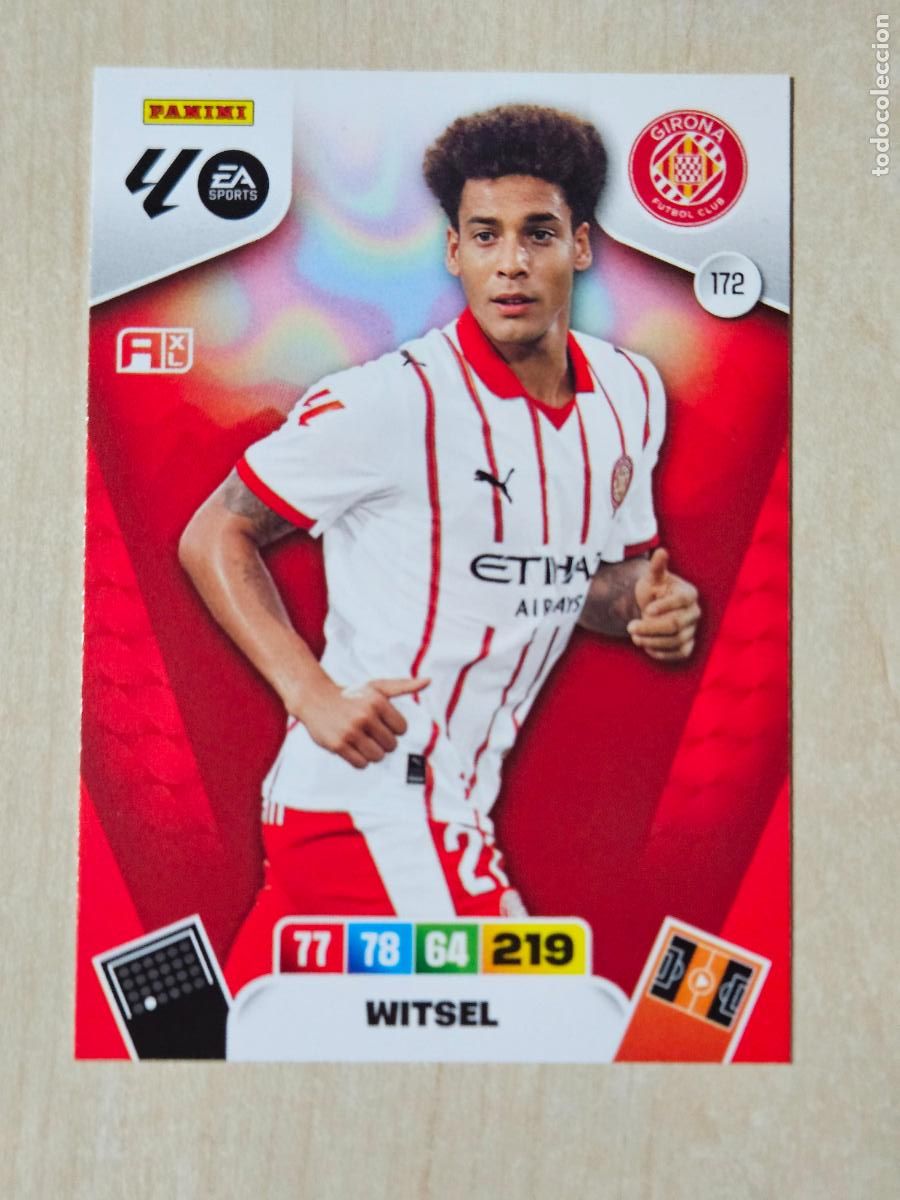 Cromos de F&uacute;tbol: FICHA N&ordm; 172 WITSEL - ADRENALYN 25 26 - PANINI 2025 - 26 - CROMO - GIRONA
