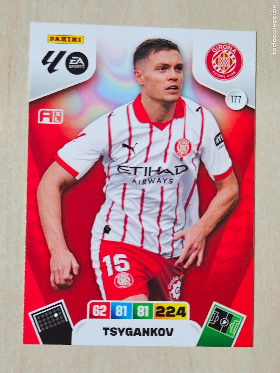 Cromos de F&uacute;tbol: FICHA N&ordm; 177 TSYGANKOV - ADRENALYN 25 26 - PANINI 2025 - 26 - CROMO - GIRONA