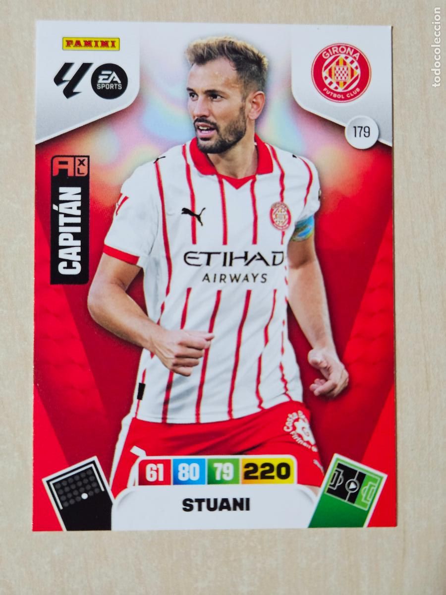 Cromos de F&uacute;tbol: FICHA N&ordm; 179 STUANI - ADRENALYN 25 26 - PANINI 2025 - 26 - CROMO - GIRONA