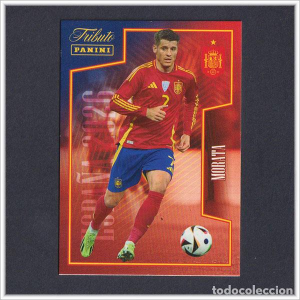 Cromos de F&uacute;tbol: TRIBUTO SELECCI&Oacute;N ESPA&Ntilde;OLA 2010 2026 PANINI MORATA 67 ESPA&Ntilde;A COLECCI&Oacute;N LIGA ALBUM MUNDIAL