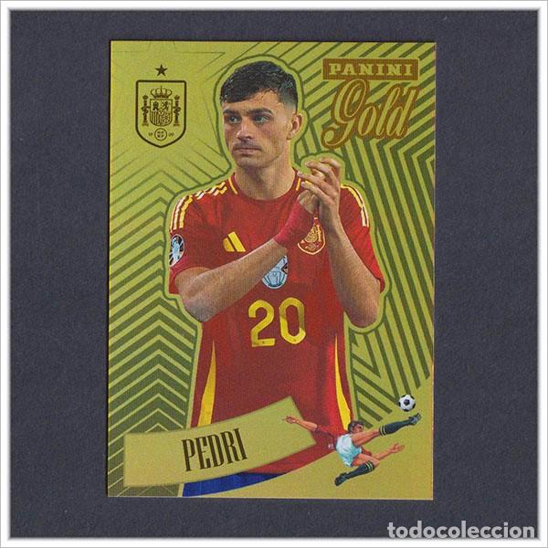 Cromos de F&uacute;tbol: TRIBUTO SELECCI&Oacute;N ESPA&Ntilde;OLA 2010 2026 PANINI PEDRI 88 GOLD ESPA&Ntilde;A COLECCI&Oacute;N ALBUM LIGA MUNDIAL
