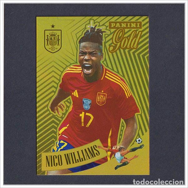 Cromos de F&uacute;tbol: TRIBUTO SELECCI&Oacute;N ESPA&Ntilde;OLA 2010 2026 PANINI NICO WILLIAMS 90 GOLD ESPA&Ntilde;A COLECCI&Oacute;N LIGA MUNDIAL