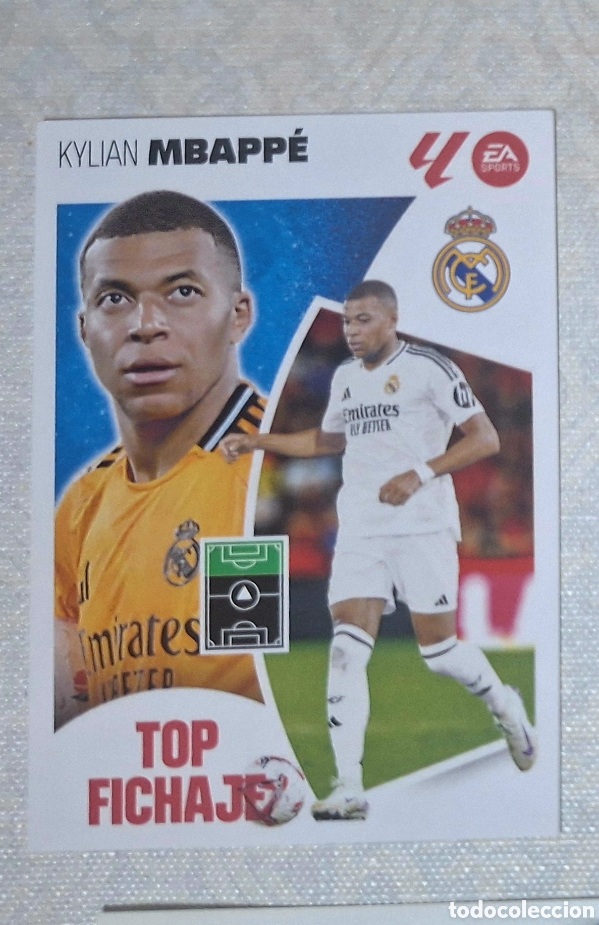 Cromos de F&uacute;tbol: Mbappe Top Fichaje 69 2024 2025 Liga Este