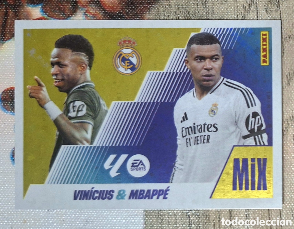 Cromos de F&uacute;tbol: Mbappe Vinicius MIX - 2025 2026 Liga Este