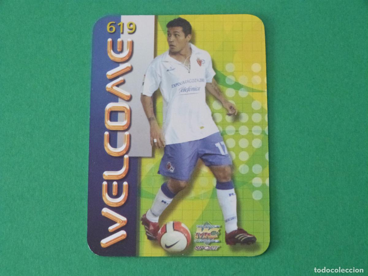 Cromos de F&uacute;tbol: TRADING CARD FUTBOL MATUZALEM REAL ZARAGOZA B. LISO N&ordm; 619 FICHAS LIGA MUNDICROMO 2007-2008/07-08
