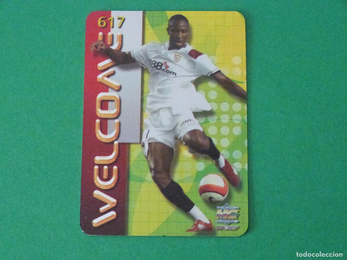 Cromos de F&uacute;tbol: TRADING CARD FUTBOL KEITA SEVILLA F.C. BRILLO LISO N&ordm; 617 FICHAS LIGA MUNDICROMO 2007-2008/07-08
