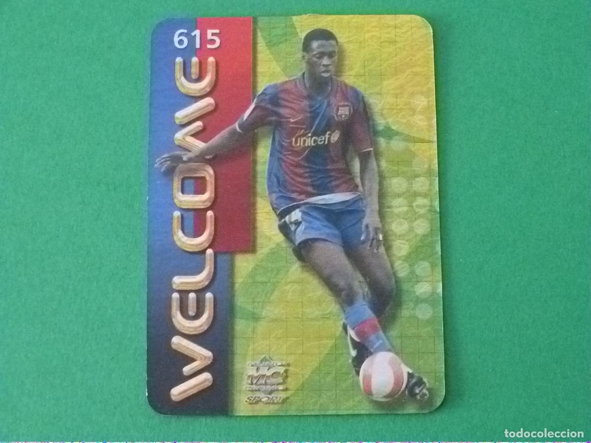 Football Stickers: TRADING CARD FUTBOL TOURE FC BARCELONA BRILLO JASPEADO N&ordm; 616 FICHAS LIGA MUNDICROMO 2007-2008/07-08
