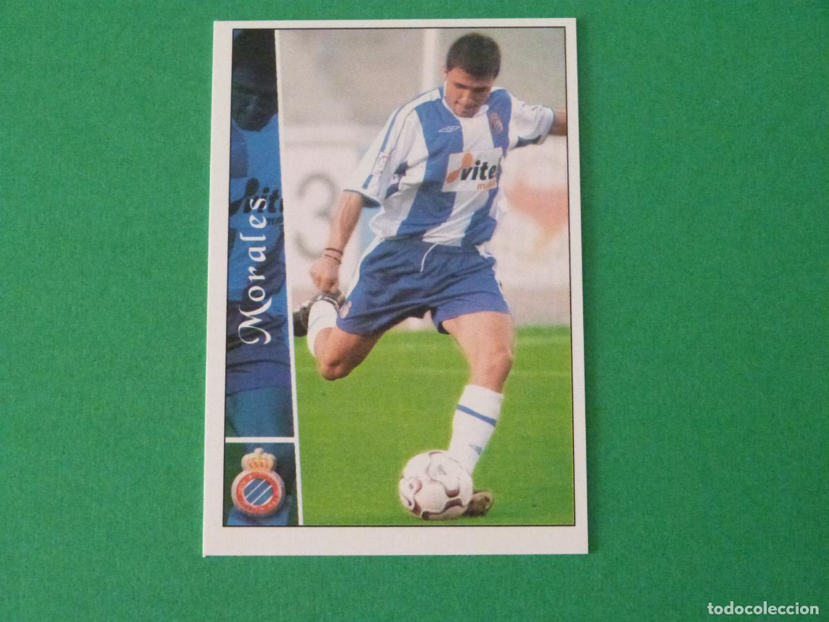 Cromos de Futebol: TRADING CARD FUTBOL MORALES R.C.D. ESPA&Ntilde;OL-ESPANYOL N&ordm; 369 FICHAS LIGA MUNDICROMO 2002-2003/02-03