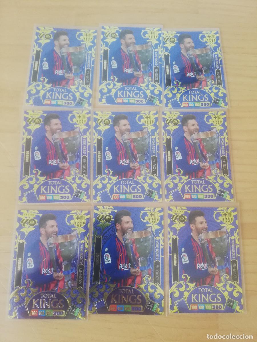 Cromos de Futebol: Messi (x9) Total Kings (2018/2019) Adrenalyn