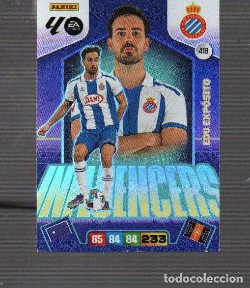 Cromos de F&uacute;tbol: CROMO DE XL ADRENALYN LA LIGA 2025 / 26 DEL REAL ESPA&Ntilde;OL EDU EXP&Oacute;SITO N&ordm; 418