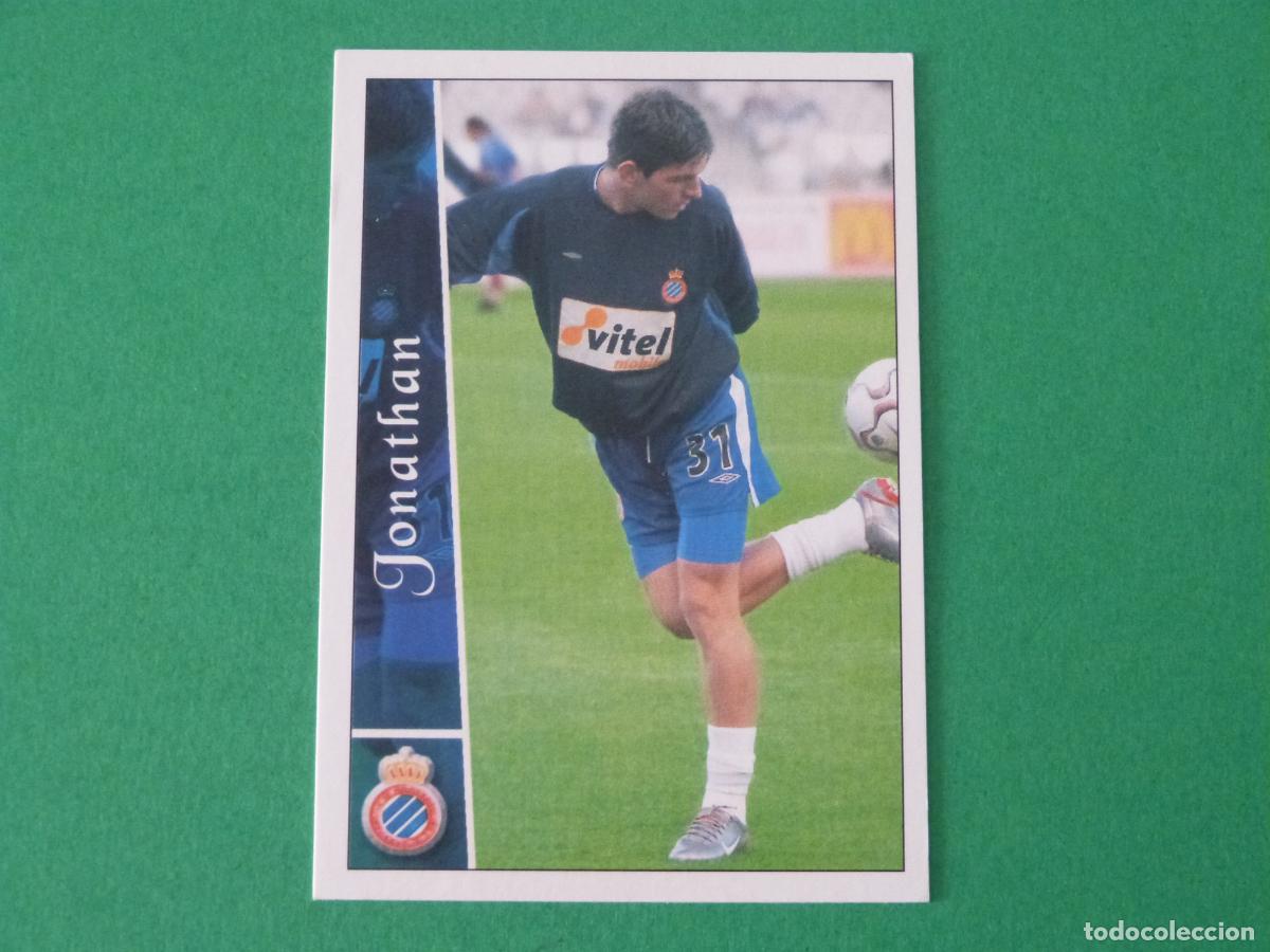 Cromos de F&uacute;tbol: TRADING CARD FUTBOL JONATHAN R.C.D. ESPA&Ntilde;OL-ESPANYOL N&ordm; 644 + FICHAS LIGA MUNDICROMO 2002-2003/02-03