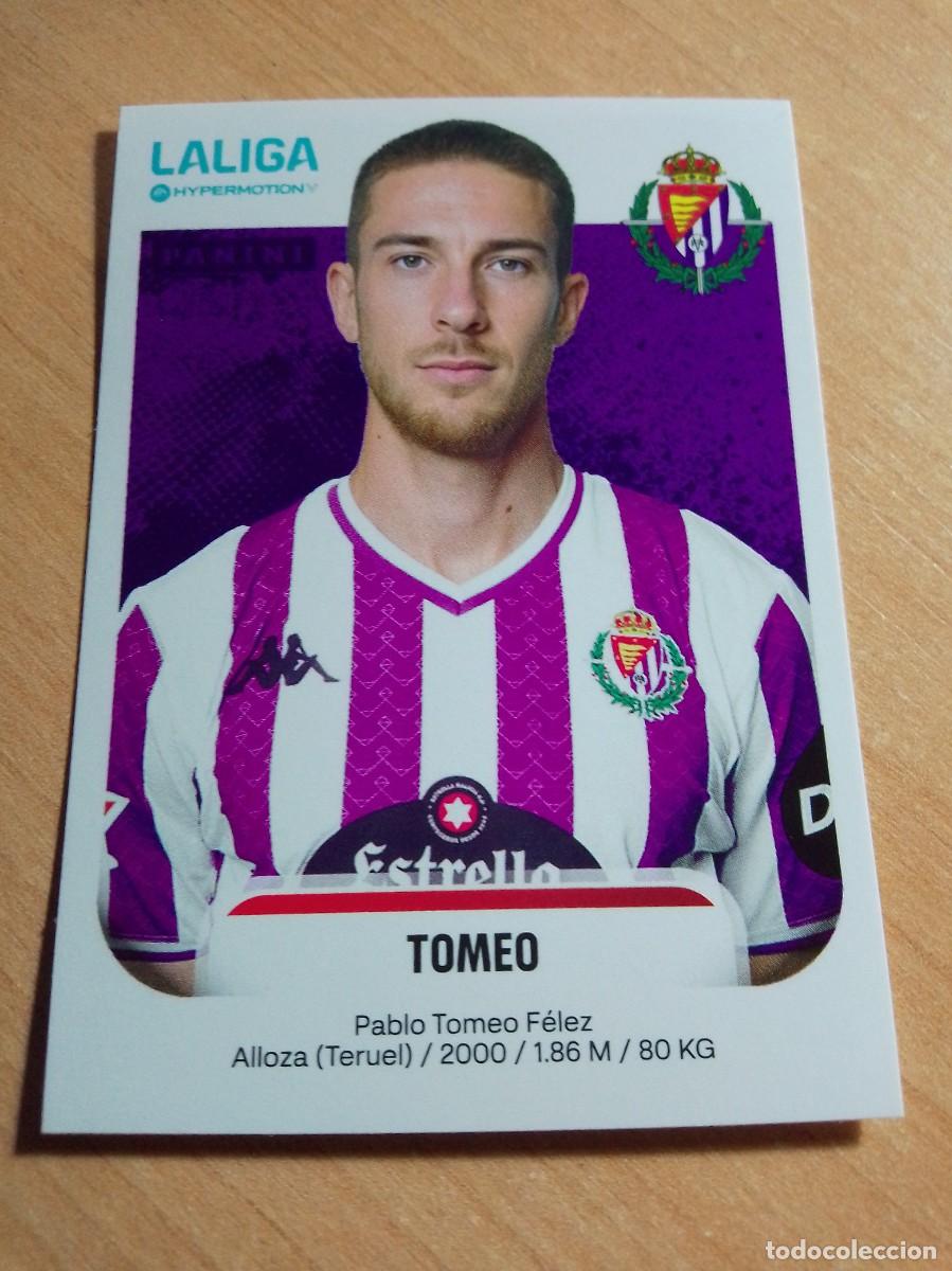 Figurine di Calcio: 387 TOMEO DEL VALLADOLID 2&ordf; DIVISION HYPERMOTION 25 26 PANINI 2025 2026 NUEVO