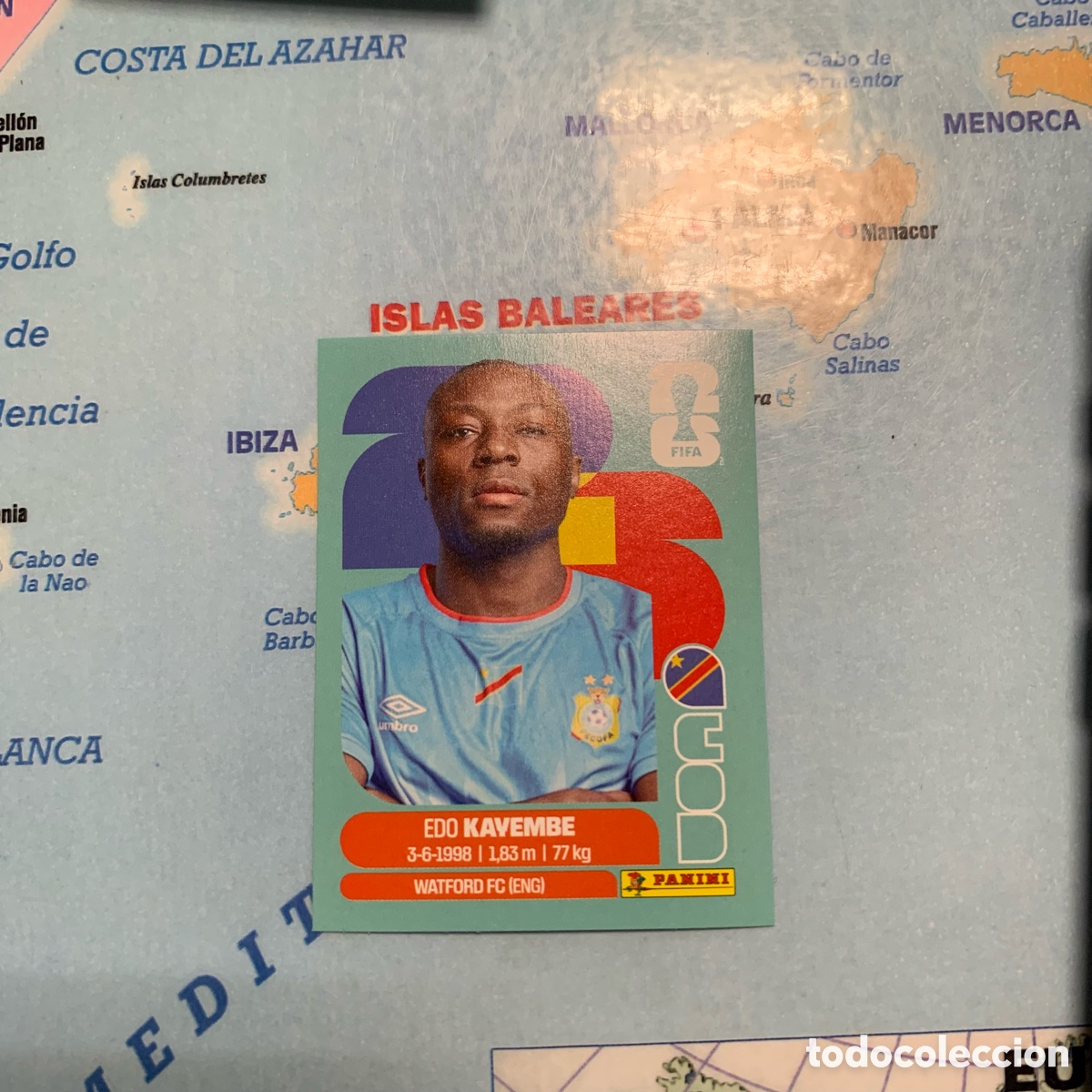Figurine di Calcio: Congo n&uacute;mero 10 cromo panini Mundial Fifa World Cup 2026