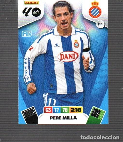 Figurine di Calcio: CROMO DE XL ADRENALYN LA LIGA 2025 / 26 DEL REAL ESPA&Ntilde;OL PERE MILLA N&ordm; 144
