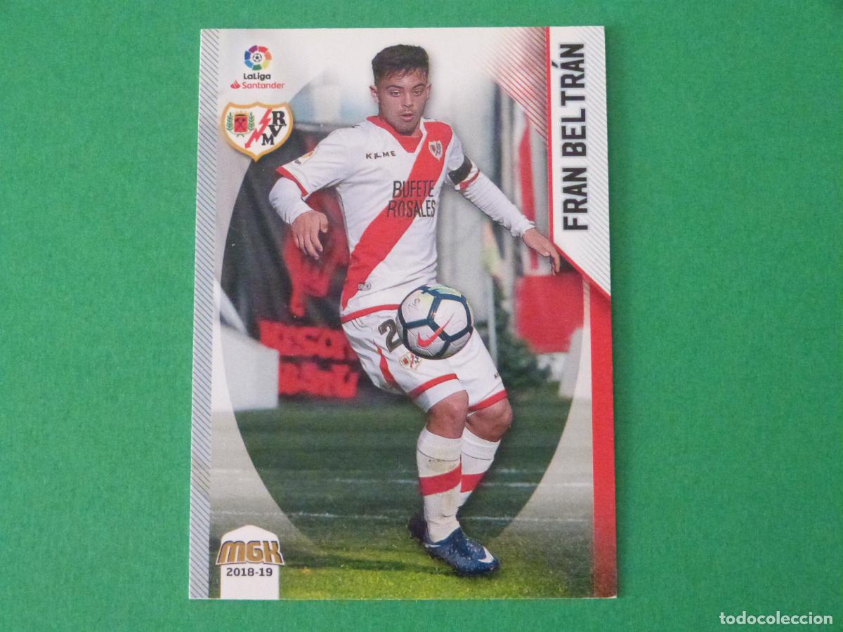 Figurine di Calcio: TRADING CARD FUTBOL FRAN BELTRAN RAYO VALLECANO N&ordm; 389 LIGA MEGACRACKS 2018-2019/18-19 PANINI
