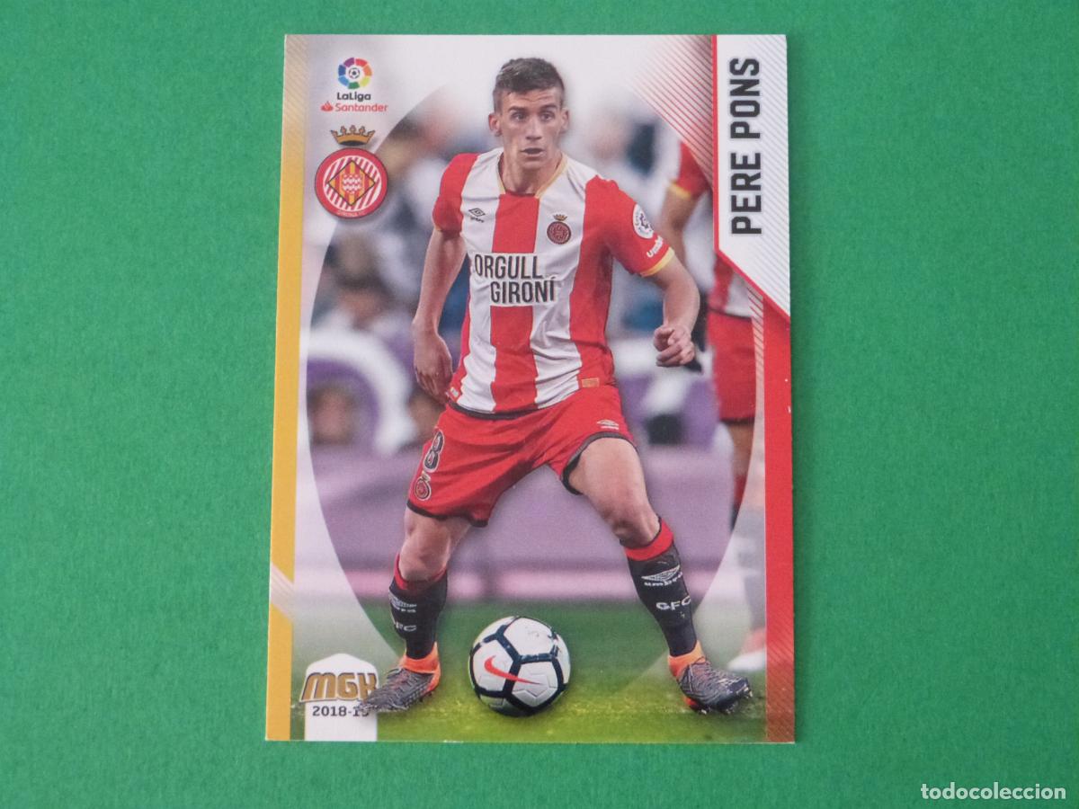 Cromos de Futebol: TRADING CARD FUTBOL PERE PONS GIRONA F.C. N&ordm; 255 LIGA MEGACRACKS 2018-2019/18-19 PANINI