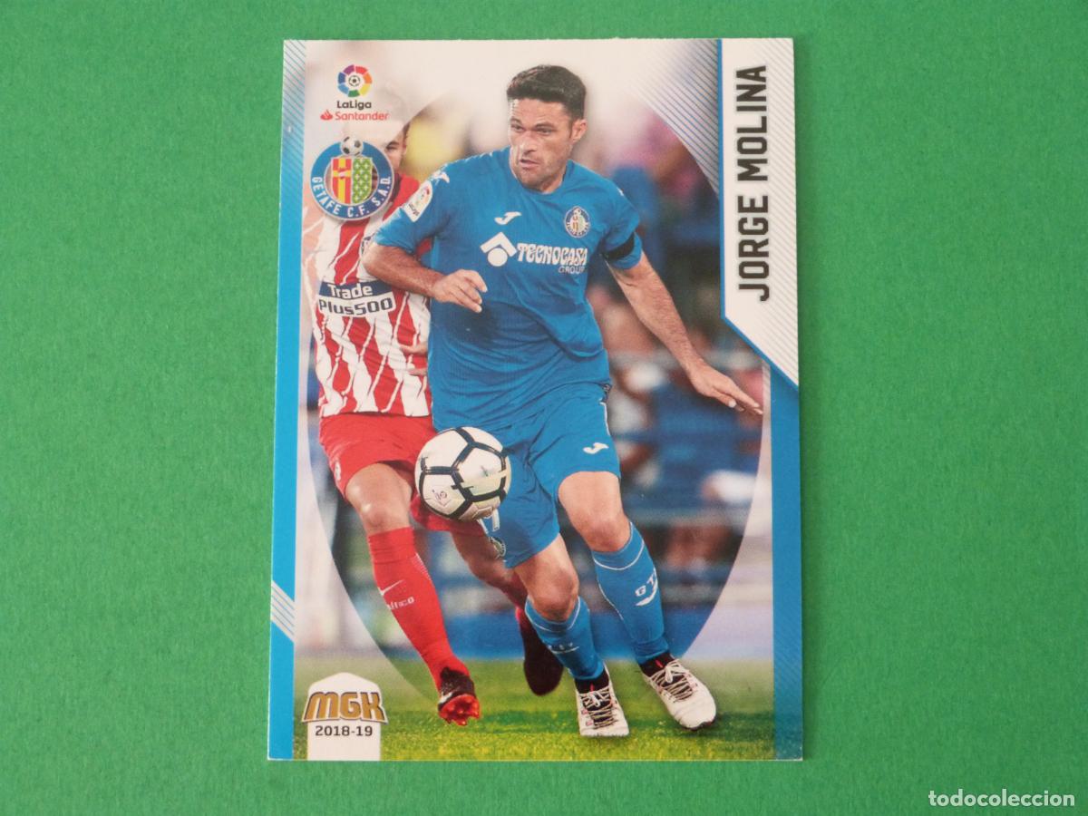 Cromos de Futebol: TRADING CARD FUTBOL JORGE MOLINA GETAFE C.F. N&ordm; 236 LIGA MEGACRACKS 2018-2019/18-19 PANINI