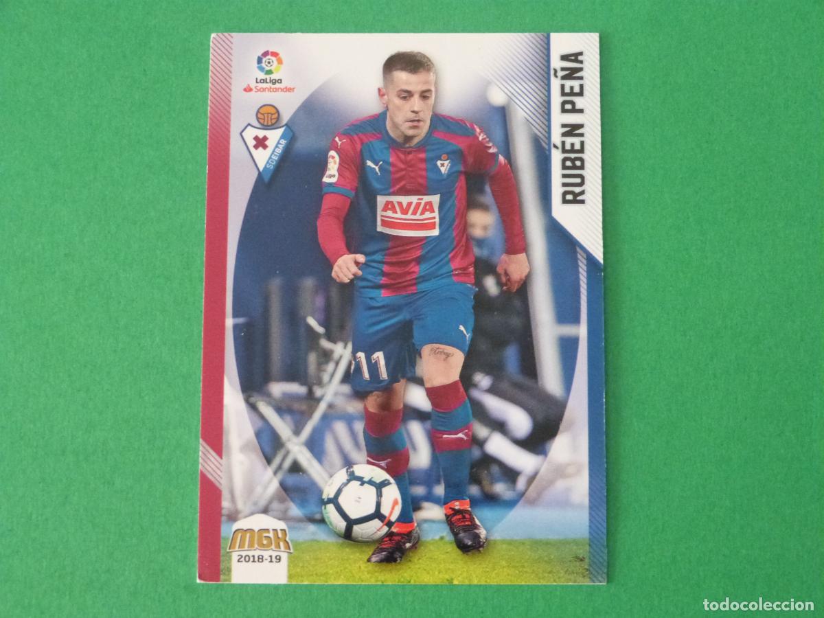 Cromos de F&uacute;tbol: TRADING CARD FUTBOL RUBEN PE&Ntilde;A S.D. EIBAR N&ordm; 166 LIGA MEGACRACKS 2018-2019/18-19 PANINI