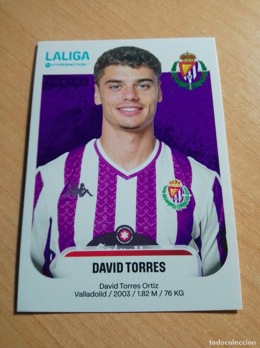 Figurine di Calcio: 389 DAVID TORRES DEL VALLADOLID 2&ordf; DIVISION HYPERMOTION 25 26 PANINI 2025 2026 NUEVO