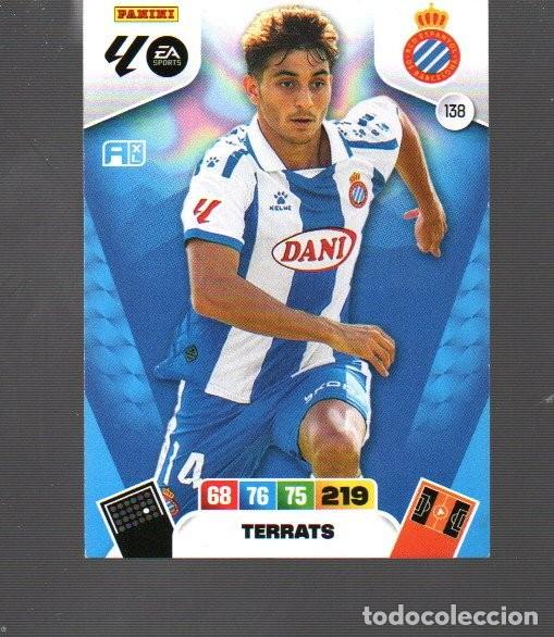 Cromos de F&uacute;tbol: CROMO DE XL ADRENALYN LA LIGA 2025 / 26 DEL REAL ESPA&Ntilde;OL TERRATS N&ordm; 138